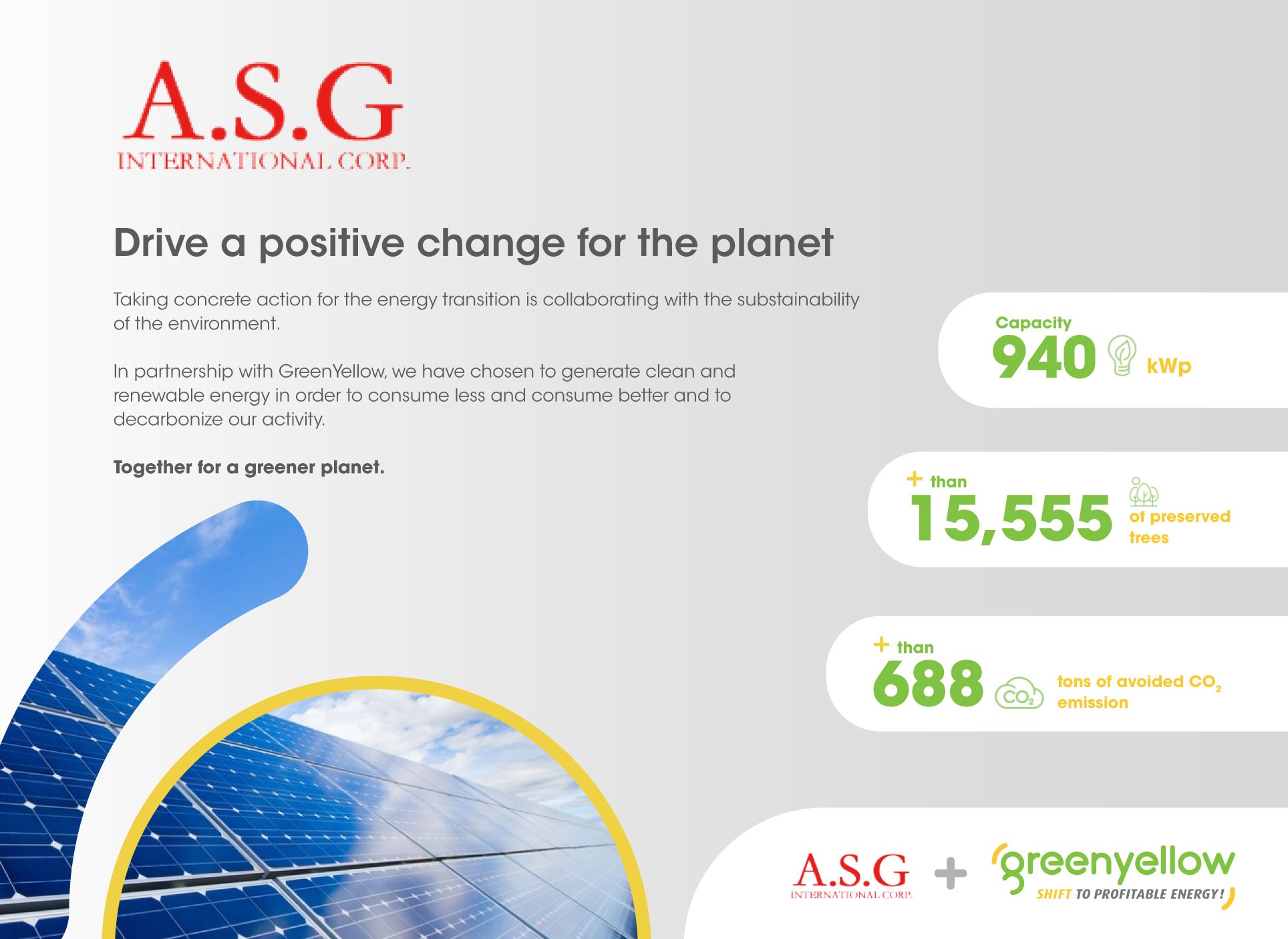 GreenYellow Vietnam signed a Solar PPA with A.S.G International Corp
