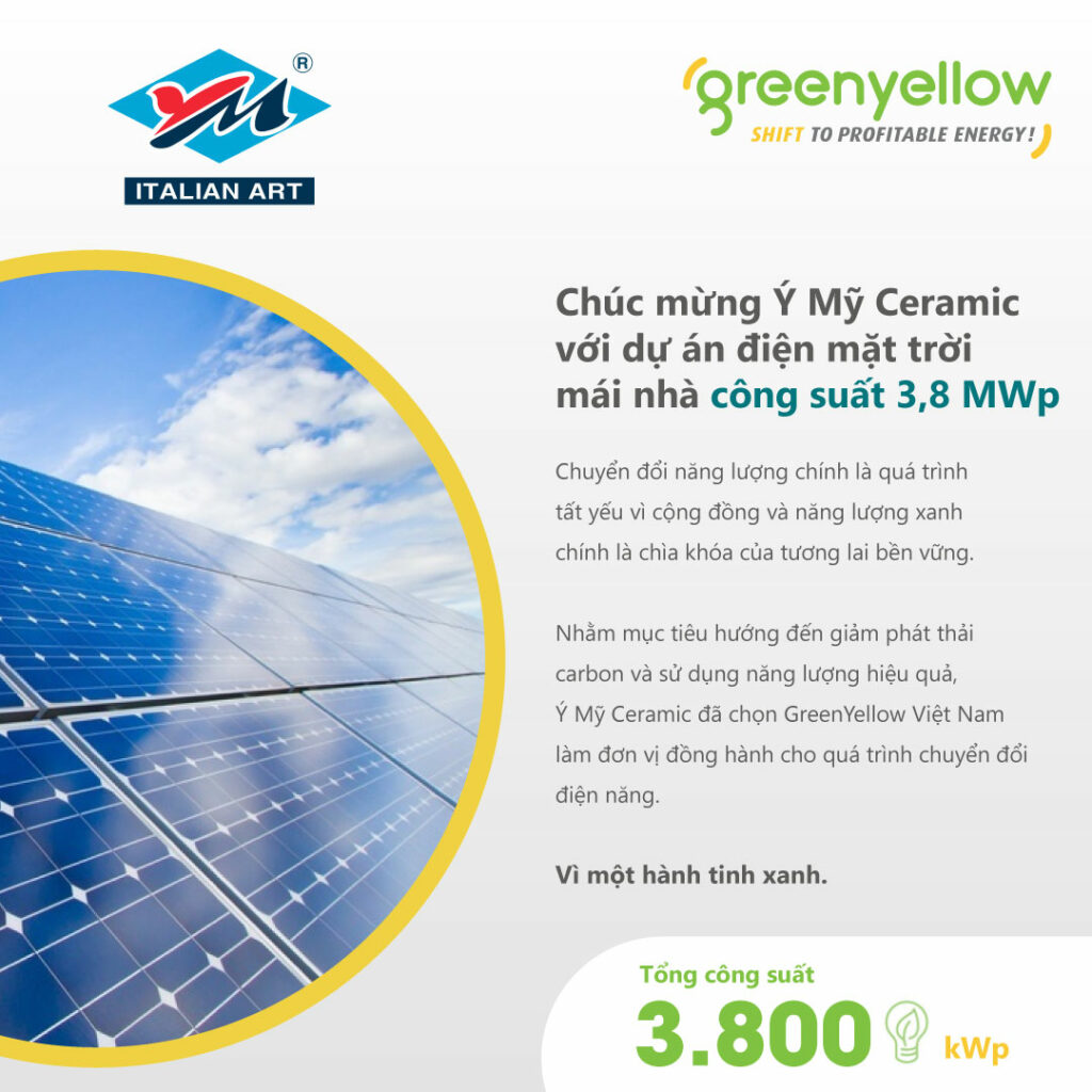 GreenYellow signed a Solar Power Purchase Agreement (PPA) with Y My Ceramic