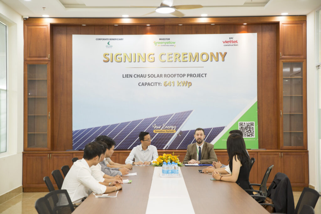 lễ ký kết mua bán điện mặt trời greenyellow