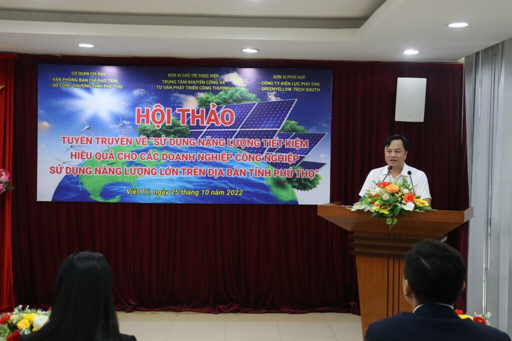 Workshop on Economical & Efficient Use of Energy - Phu Tho Department of Industry and Trade