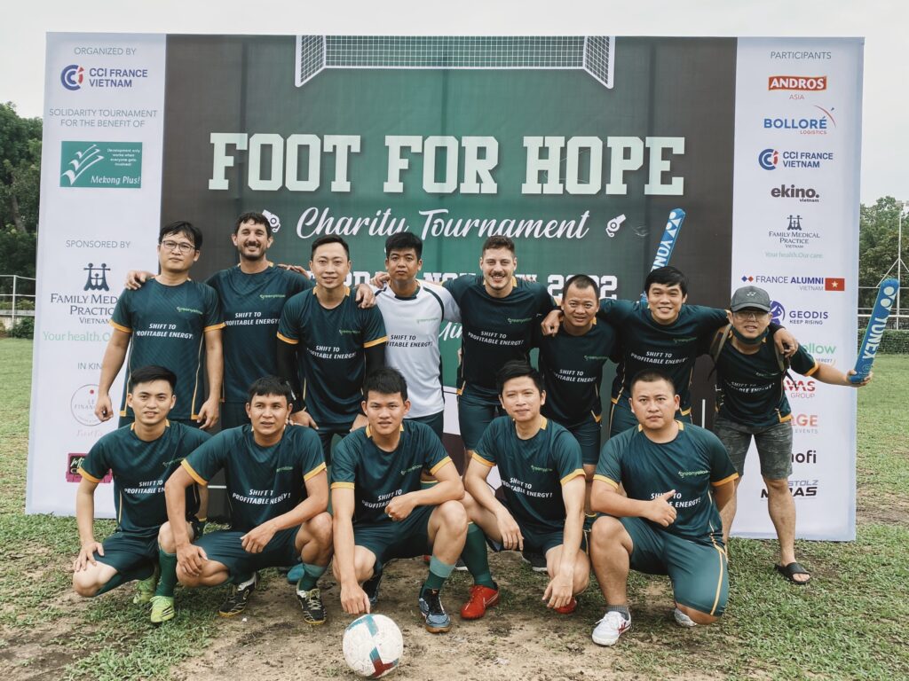 GreenYellow Tham Giải Đá Banh Gây Quỹ Foot For Hope