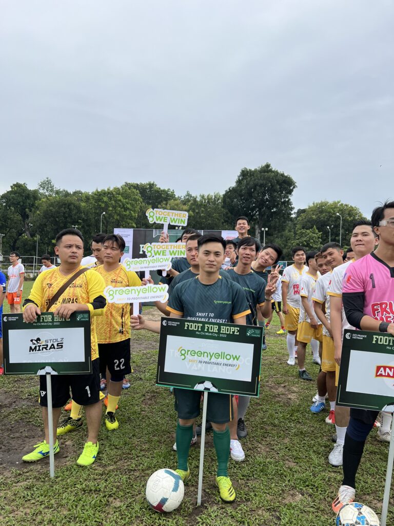 GreenYellow Tham Giải Đá Banh Gây Quỹ Foot For Hope 