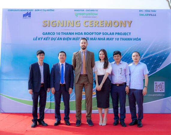 GreenYellow Vietnam successfully signed a PPA Contract with Garco 10 Thanh Hoa!