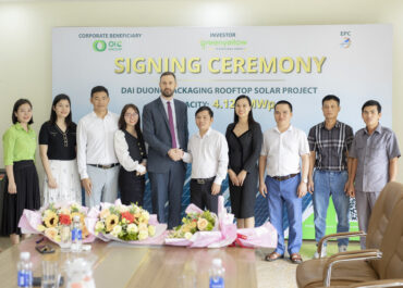 Signing ceremony of power purchase agreement (PPA) with Dai Duong Packaging