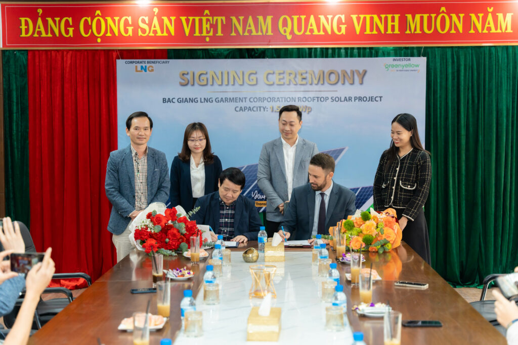 Signing Ceremony of Power Purchase Agreement (PPA) with Bac Giang LNG Garment Corporation
