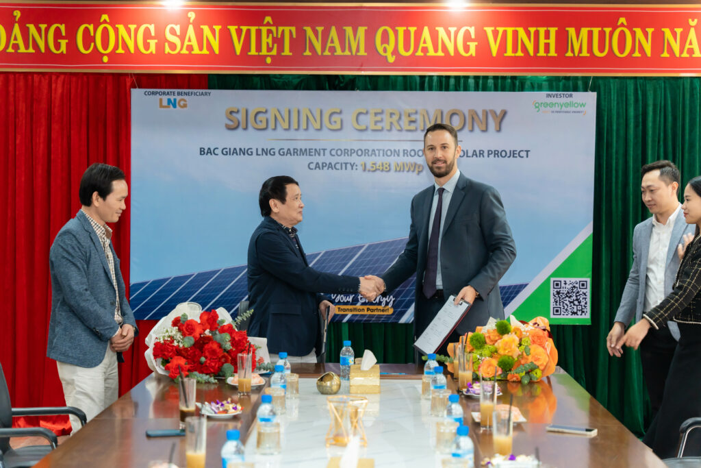 Signing Ceremony of Power Purchase Agreement (PPA) with Bac Giang LNG Garment Corporation