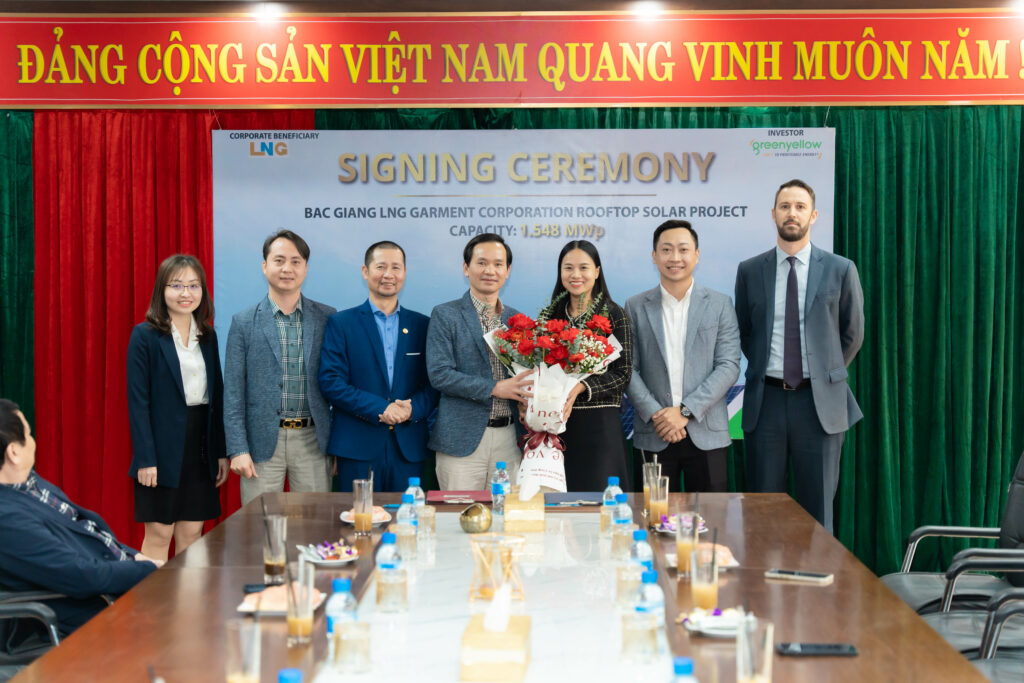 Signing Ceremony of Power Purchase Agreement (PPA) with Bac Giang LNG Garment Corporation