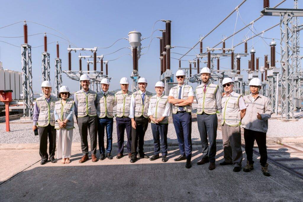 French Ambassador Delegation Visits Cat Hiep Solar Power Plant