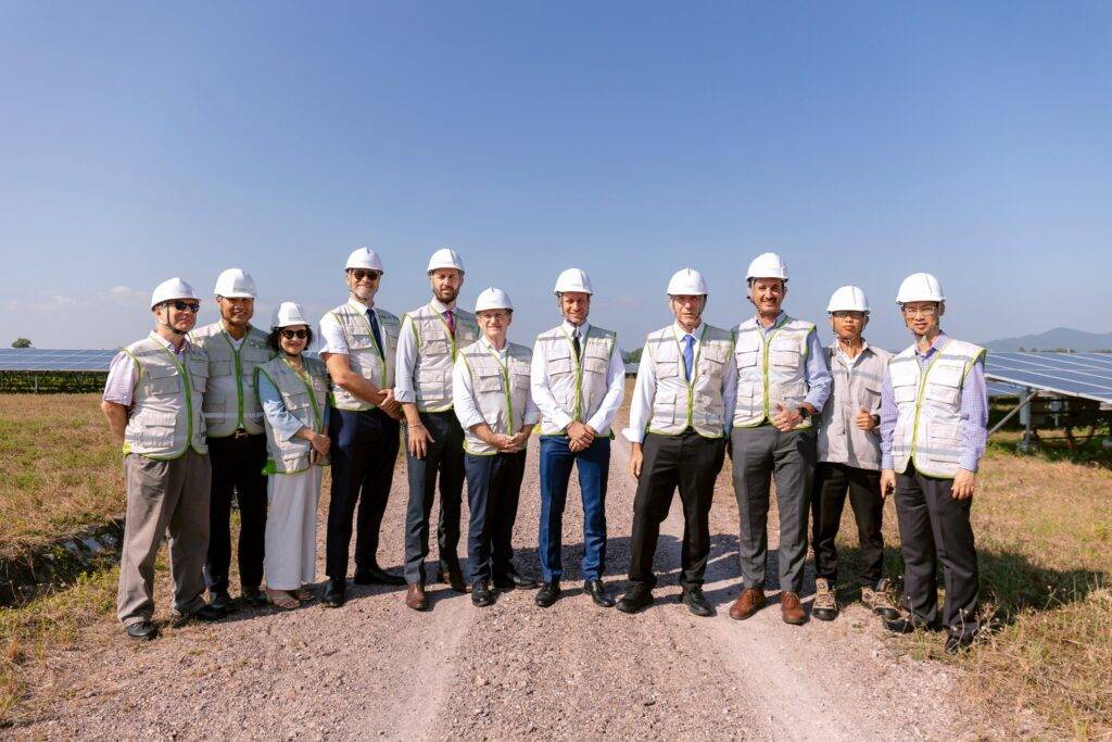 French Ambassador Delegation Visits Cat Hiep Solar Power Plant