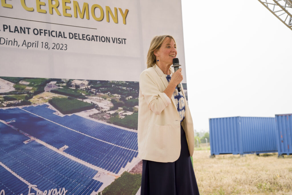Cat Hiep Solar Power Plant Official Delegation Visit