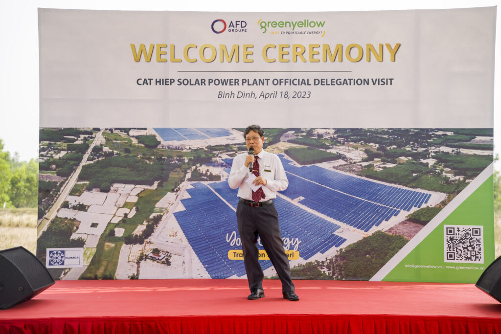 Cat Hiep Solar Power Plant Official Delegation Visit