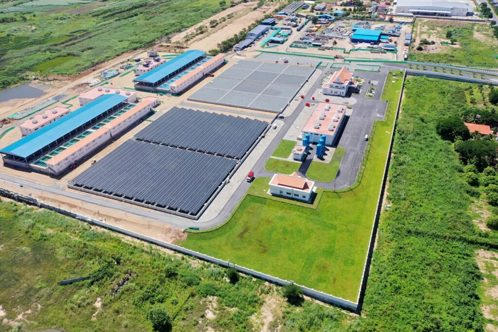 Dự Án Điện Mặt Trời Nhà máy Xử lý nước Bakheng