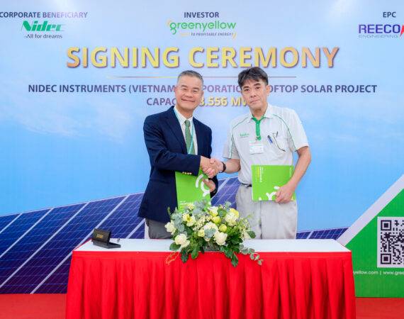Signing Ceremony of Power Purchase Agreement with Nidec Instruments (Vietnam) Corporation