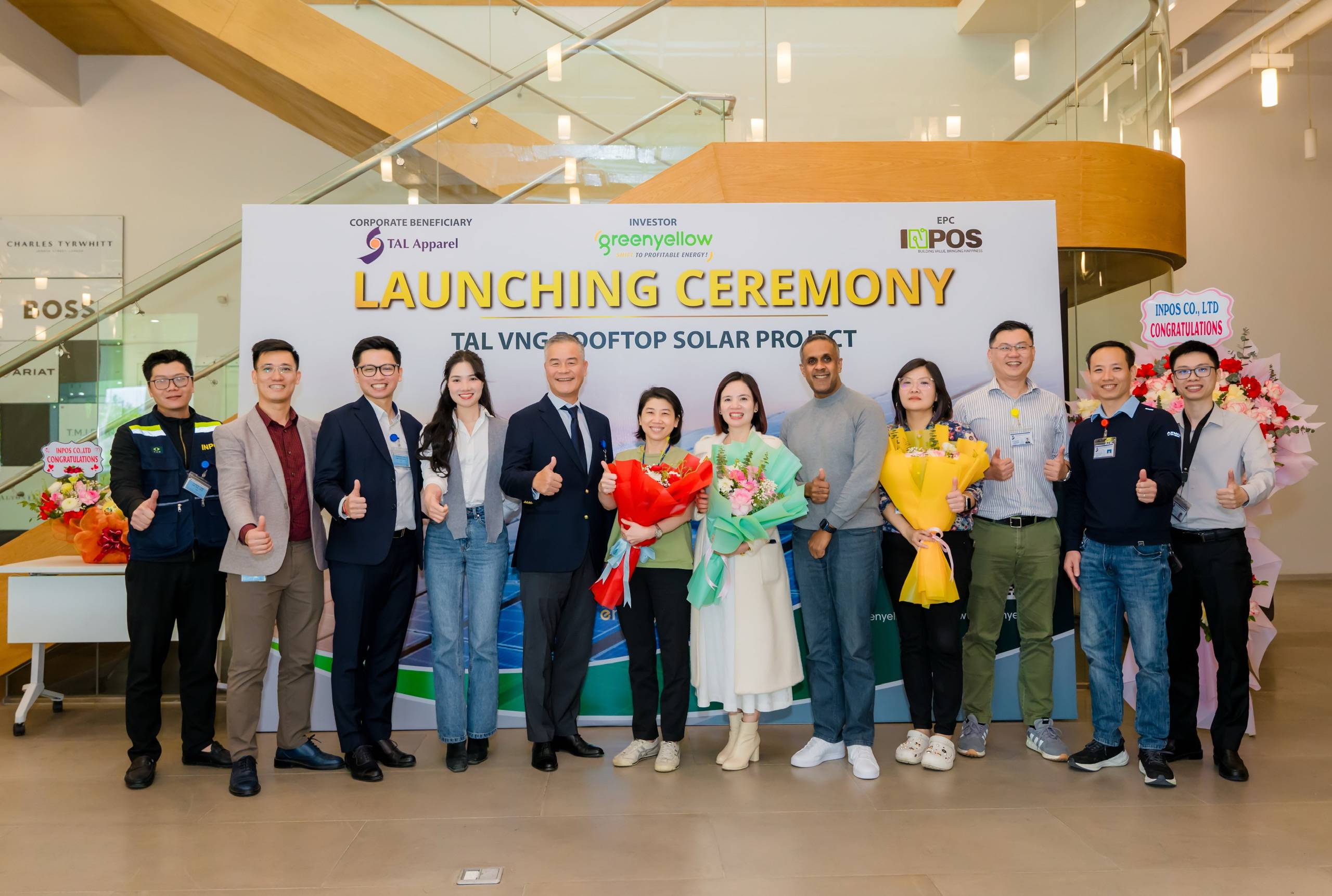 Lễ Triển Khai Dự Án Điện Mặt Trời TAL Apparel 3 GreenYellow Việt Nam | Shift To Profitable Energy Launching Ceremony of TAL Apparel Rooftop Solar Project