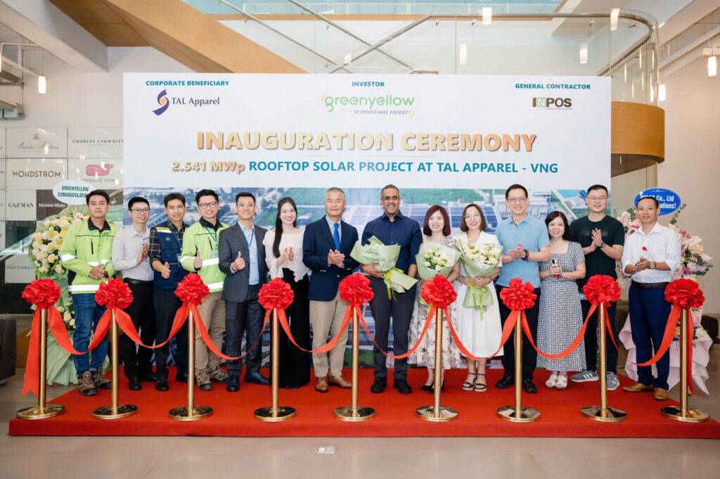 Lễ Khánh Thành Dự Án Điện Mặt Trời Mái Nhà TAL Apparel